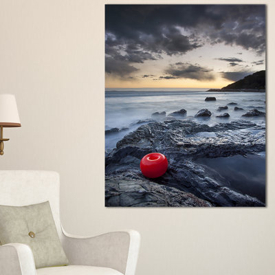 «Dark Sunset at Livorno», reproduction de photo sur toile tendue