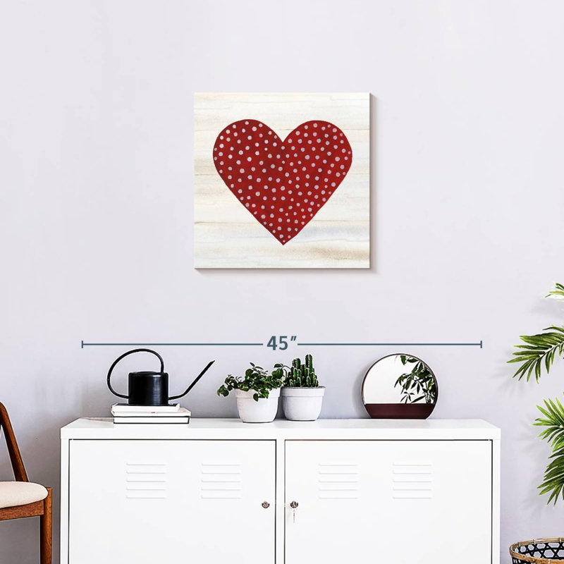 Rustic Valentine Heart I, H 20 po x l 20 po