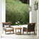 Colden Teak Wicker 2 - Person Seating Group with Cushions