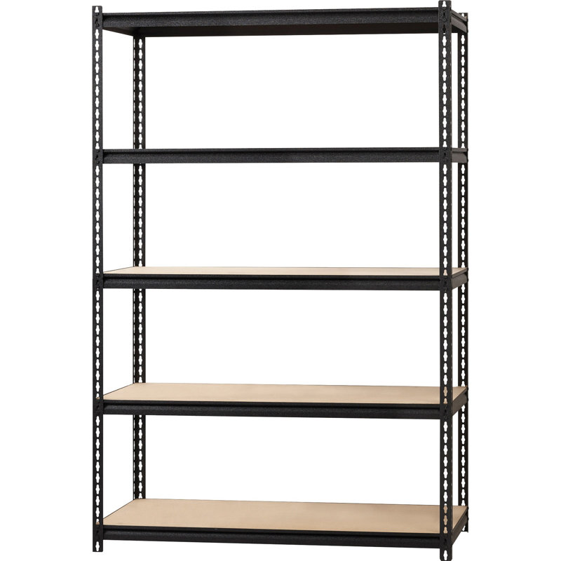 Osvani Steel Adjustable Shelving Unit, 72" H x 48" W x 24" D