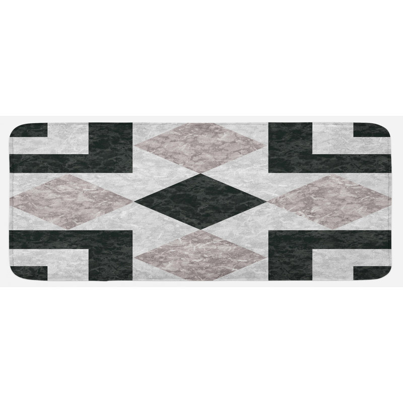 Tapis de cuisine en marbre