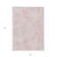 Tapis intérieur / extérieur géométrique lavable 5 pi x 8 pi rosé et rose