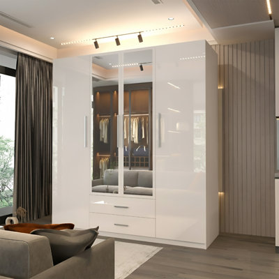 Manufactured Wood Wardrobe