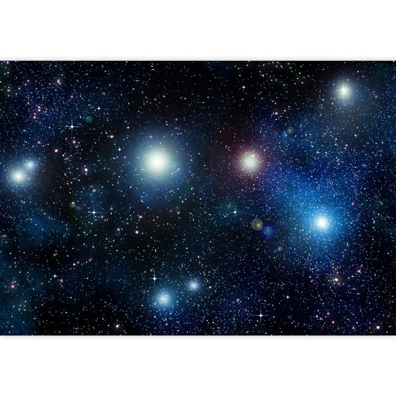 Planet In Outer Space Galaxy Border