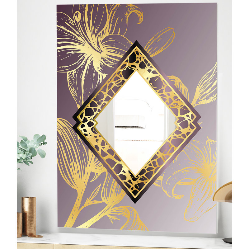Miroir mural Marbré Marvelous 2 Glam, H 39,4 po x l 29,5 po