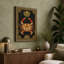 Geometric Crab Oracle Art Deco 1 Piece Wrapped Canvas Wall Art-936290313-936290315