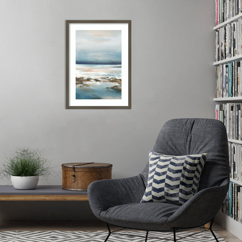 «Coastal Melody» par Luna Mavis, impression sur bois encadrée, H 25 po x l 19 po