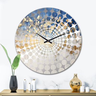 Horne - Horloge murale peinture abstraite