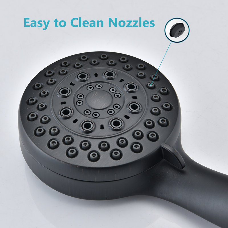 High Pressure Handheld Shower Head with Hose, Oil-Rubbed Bronze