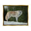 «Wild Coyote Wolf Gazing Snowy Forest Clearing» par David Stribble - peinture sur toile tendue-75445772-75445773