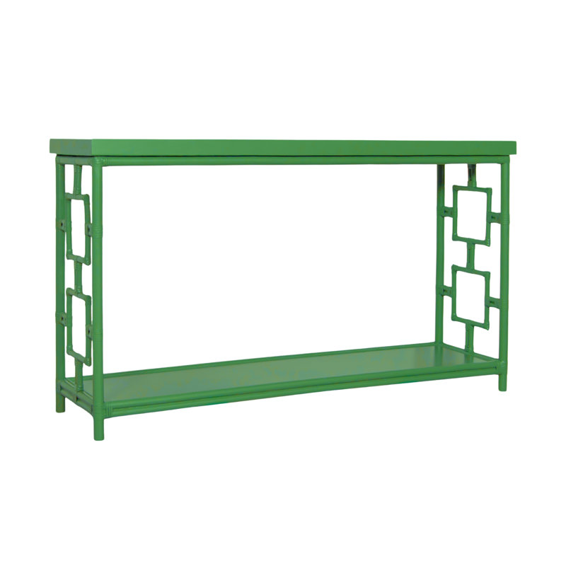 Sobe 60'' W Console Table, Bright Green