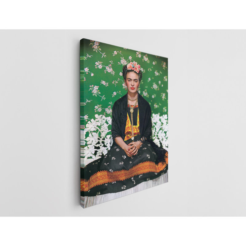 Frida Kahlo Mexican Canvas Print, 60" H x 40" W