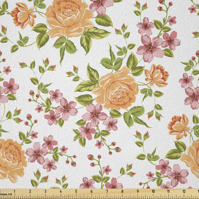 Cutlor Poppy Love Wedding Celebrations Fabric