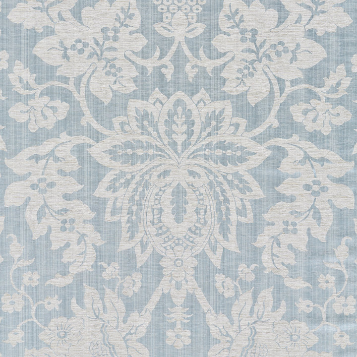 Damas métallique moderne de luxe, Pierre bleue