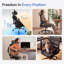 Chaise de bureau ergonomique avec soutien lombaire dynamique 3D, accoudoirs relevables, dossier respirant, assise à haut rebond, noire-939325487-954430934-954430932