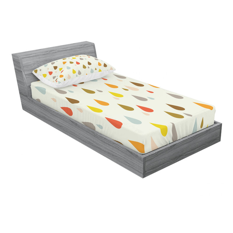 Microfiber Sheet Set, Twin Sheet Set with Fitted Sheet