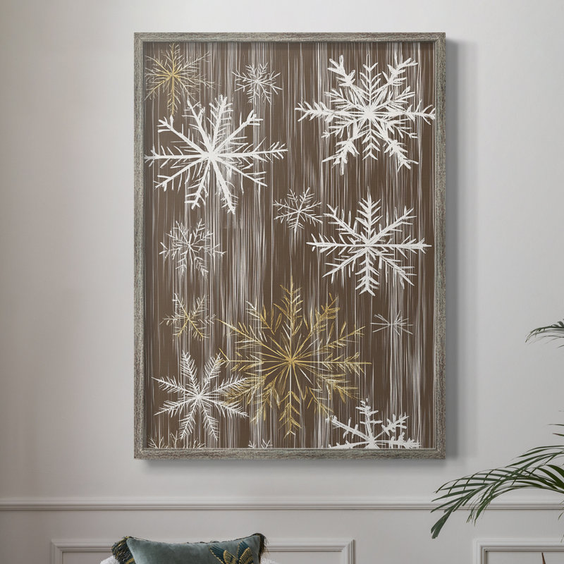 «Christmas Holiday Art XXII», reproduction encadrée - bois massif, H 21 po x l 17 po