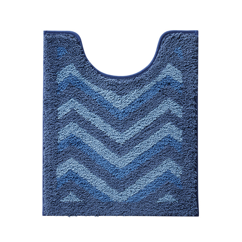 Tapis à poils longs, Bleu