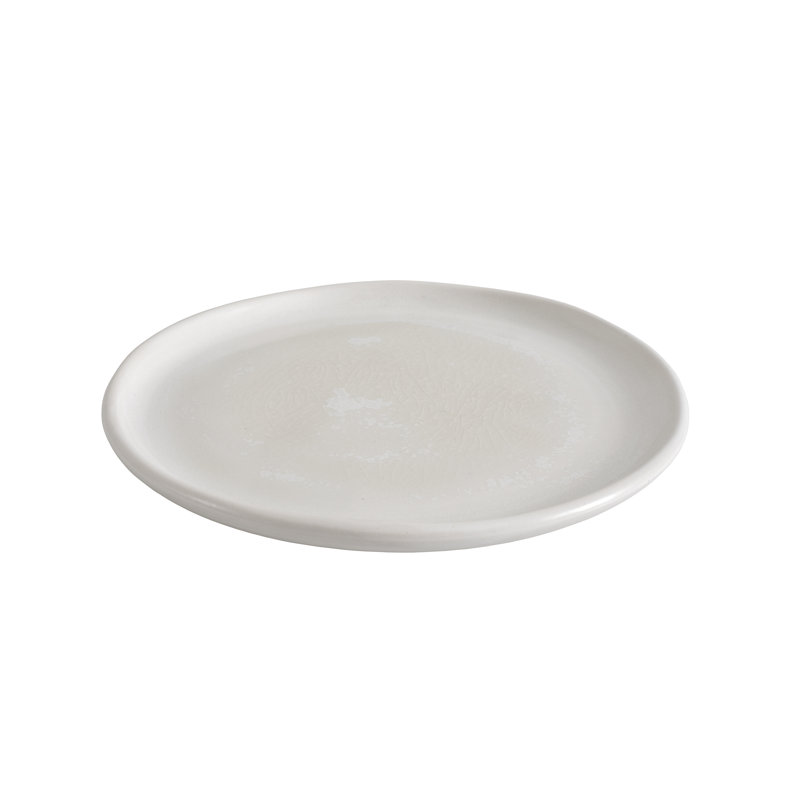 Cloude Terre Miles Variegated 10" Dinner Plate, White