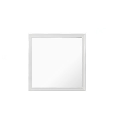 Miroir blanc métallique