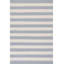 Banks Stripe Swedish Blue Handwoven Indoor/Outdoor Rug-1609835407