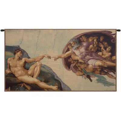Italian Loom Woven Cotton Blend Wall Hanging