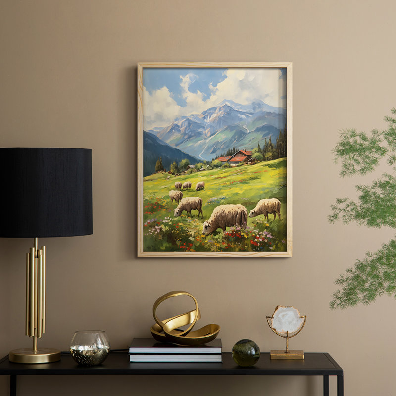 ANIMALS Series CECV III - Reproduction encadrée de qualité supérieure - Prêt à accrocher - Aucun clou requis