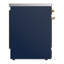 Cuisinière à induction 30 pouces avec 4 éléments à induction bleu nuit Majestic III Series (garniture laiton)-124828617-124828609
