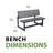 Polystyrene Convertible Bench-40361617