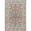 Sultanabad Wool Oriental Area Rug in Rust/Ivory
