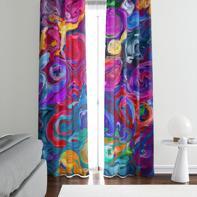 Semi Sheer Curtain Pair