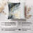 Abstract Gray & Gold Marble Geode Modern-99958518