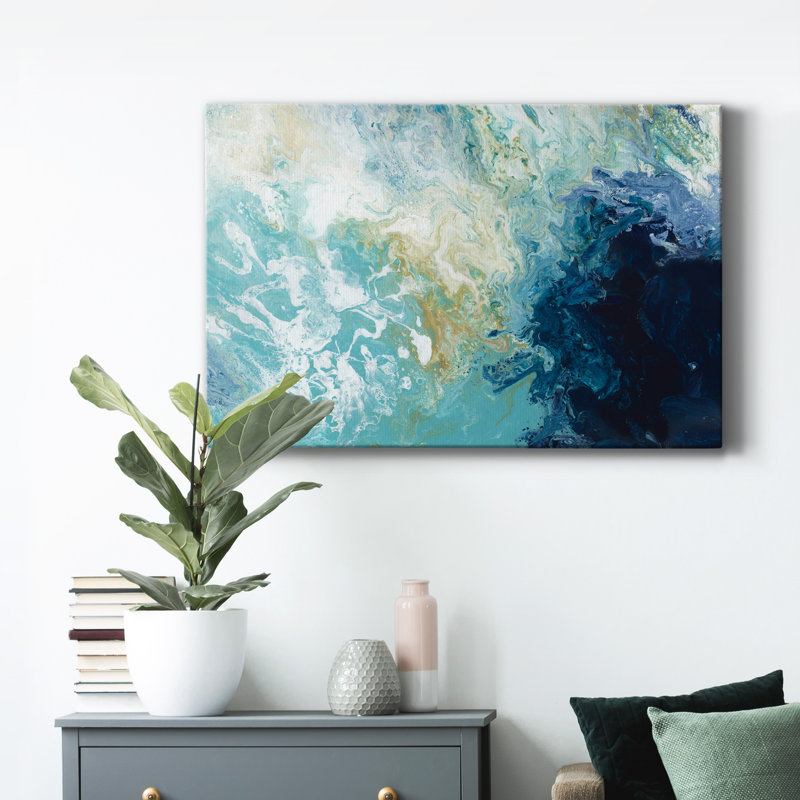 «Ocean Flow» - peinture sur toile tendue