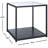 Clybourne Glass Top End Table