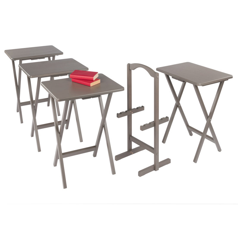 Ensemble de 5 tables à collation Alex, Gris