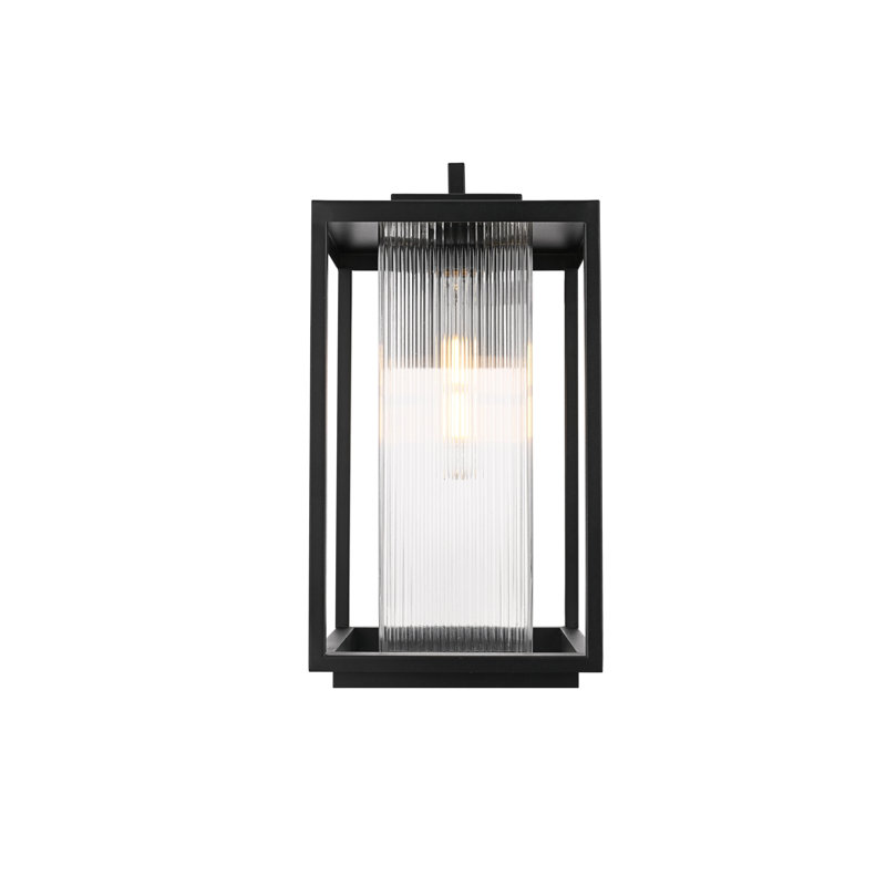 Applique murale noire Ludlow, H 19 po x l 10 po x P 11,5 po