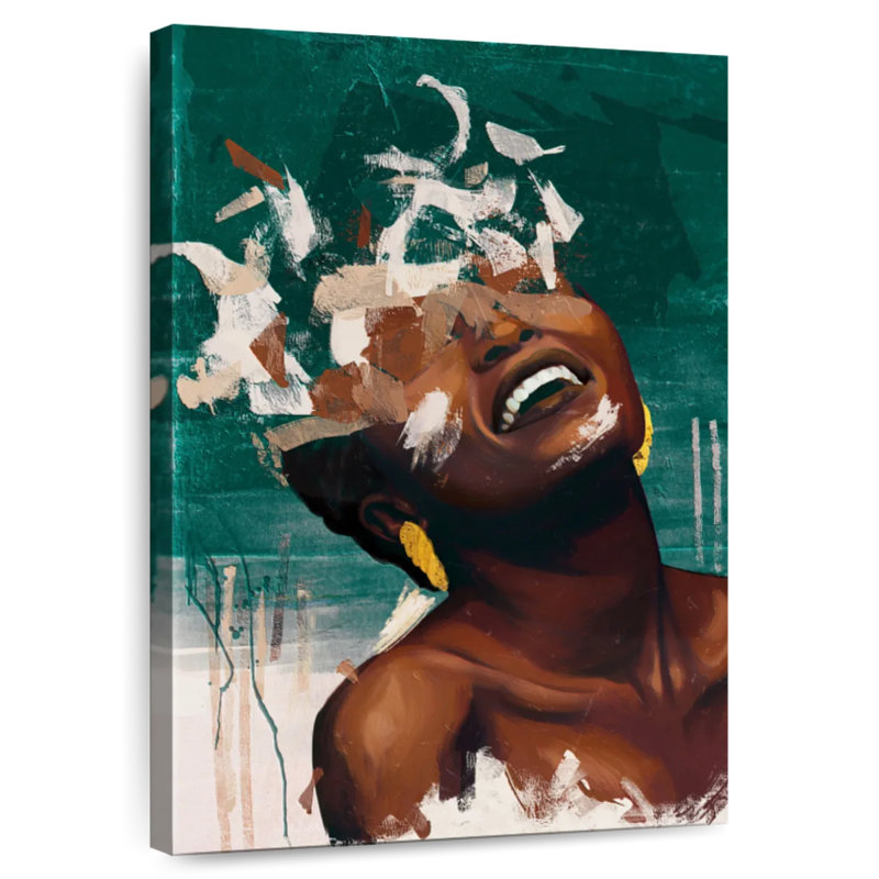 Leisha Blissful Thoughts, 51" H x 34" W
