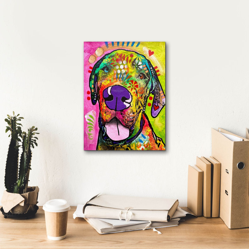 «Strykers Happy To See You» par Dean Russo, art mural sur toile, H 16 po x l 12 po x P 0,75 po