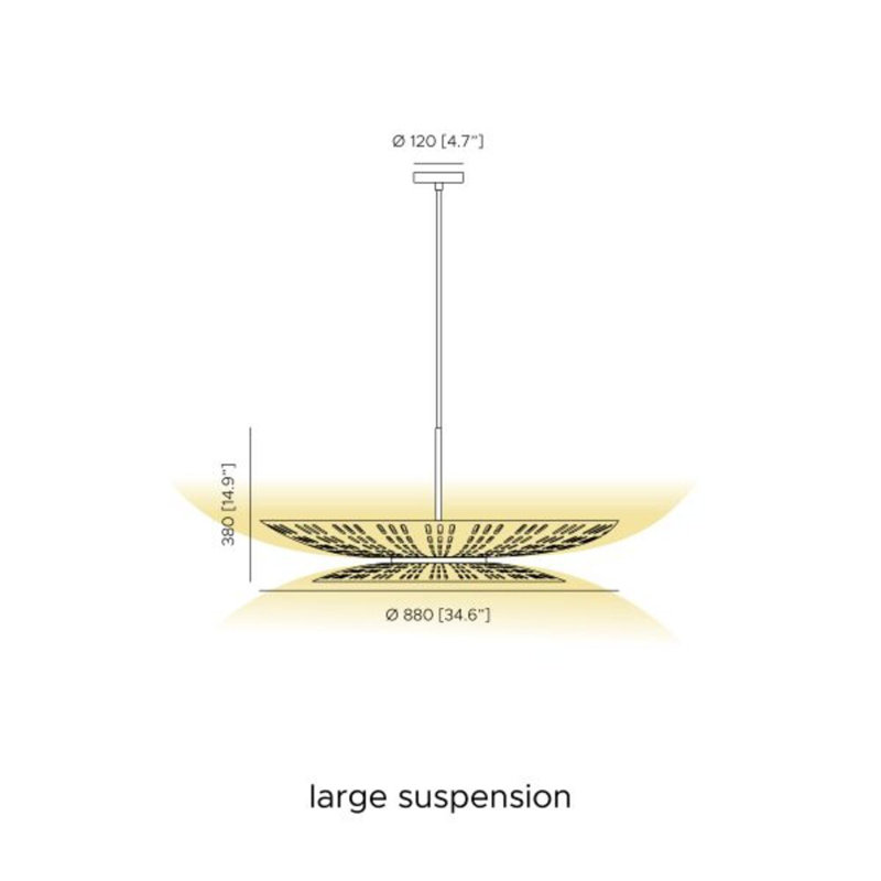 Air Suspension Lamp, Cream