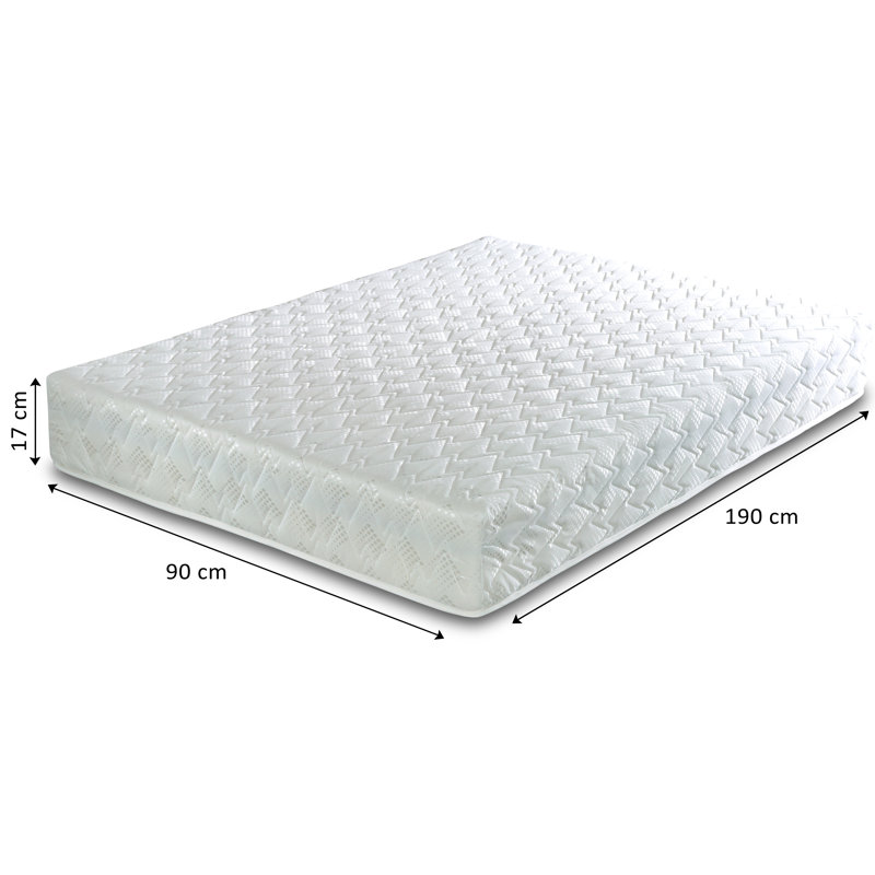 Symple Stuff Open Coil Mattress, Single (3')