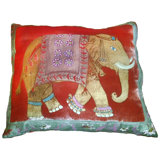 Elephant Velvet Rectangular Pillow Cover