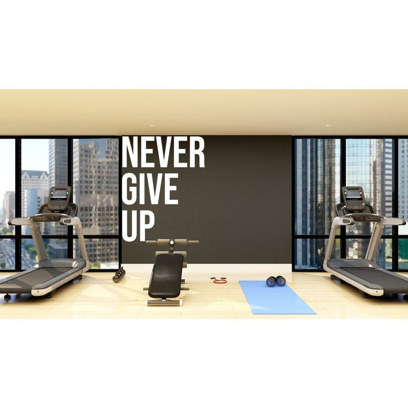 Décalcomanie murale de gymnastique, remise en forme, décoration murale, décoration murale CrossFit, H 45 po x l 35 po
