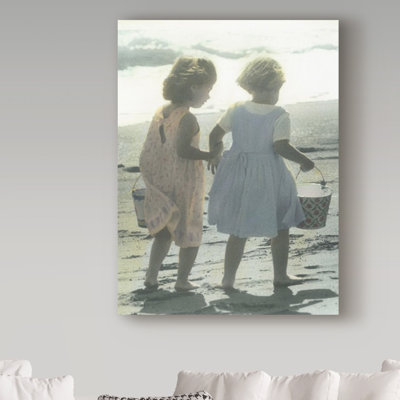 Ali «Seaside Girls», reproduction de photo sur toile tendue