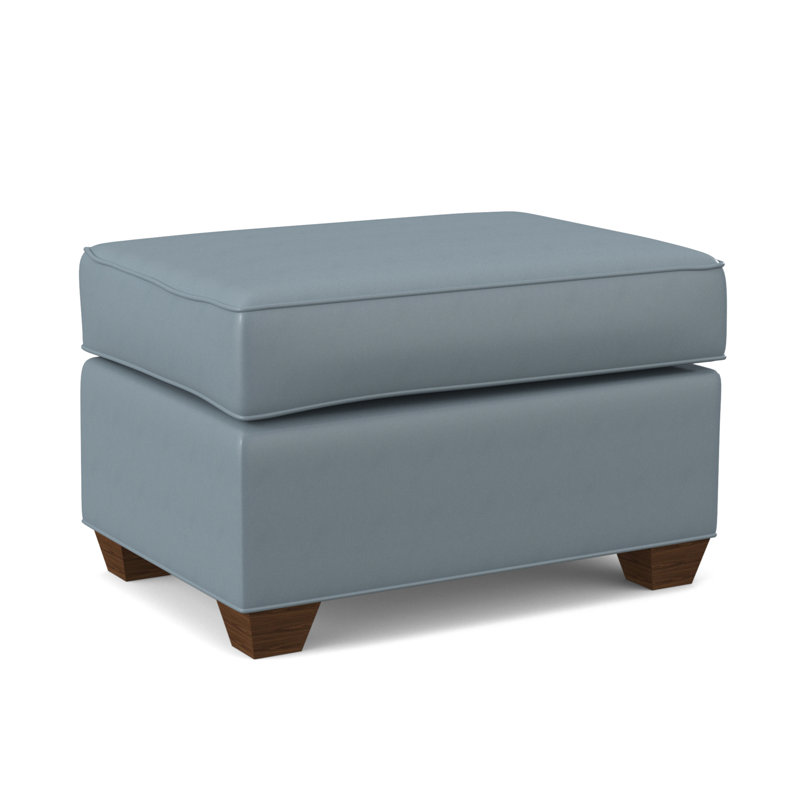 Repose-pieds standard de 27 po Clark, Noyer Montana, Bleu gris Dillon