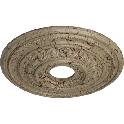 Médaillon de plafond H 17,625 po x l 17,625 po x P 1,875 po Orleans