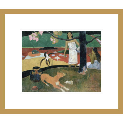 Pastorales Tahitiennes by Paul Gauguin - Framed Giclee Print
