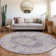 Machine Washable Indoor/Outdoor Claudian ACN1238 Purple Rug