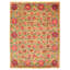 Tapis décoratif en laine brun clair de conception unique noué à la main New Age 9 pi 1 po x 12 pi