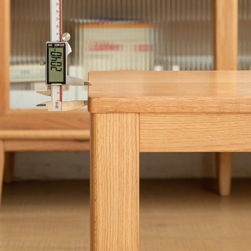 (1M) Banc de table en bois de chêne naturel pour salle à manger, 16.93 " H x 39.37 " L x 11.81 " D