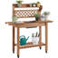 Jihane Fir Wood Potting Bench with Sliding Tabletop-1508481944